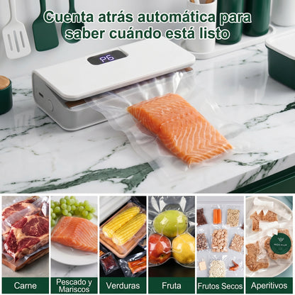 Sellador de Bolsas Portátil Magnetico para Conservar tus Alimentos o Snacks